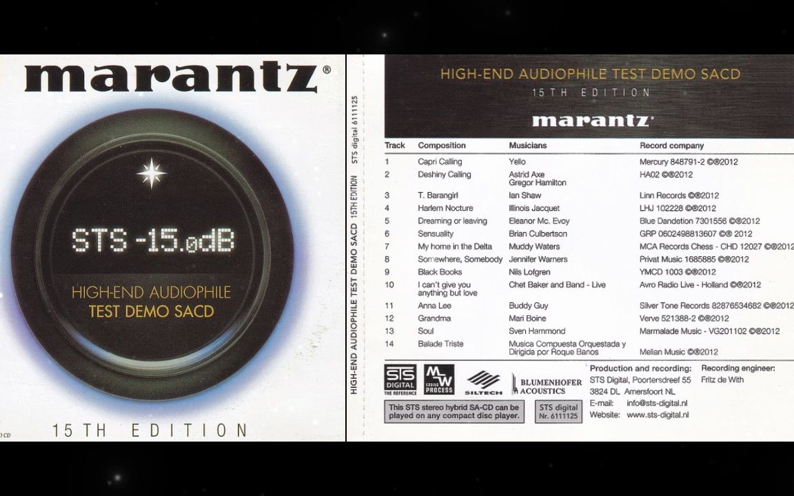 MARANTZ  马兰士年度精选2013超级示范碟哔哩哔哩bilibili