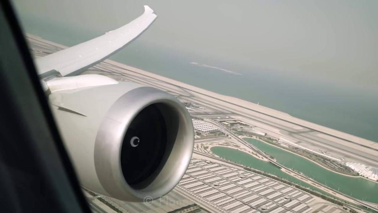 【乘客视角】卡塔尔航空 波音787-8 梦想客机商务舱 起飞