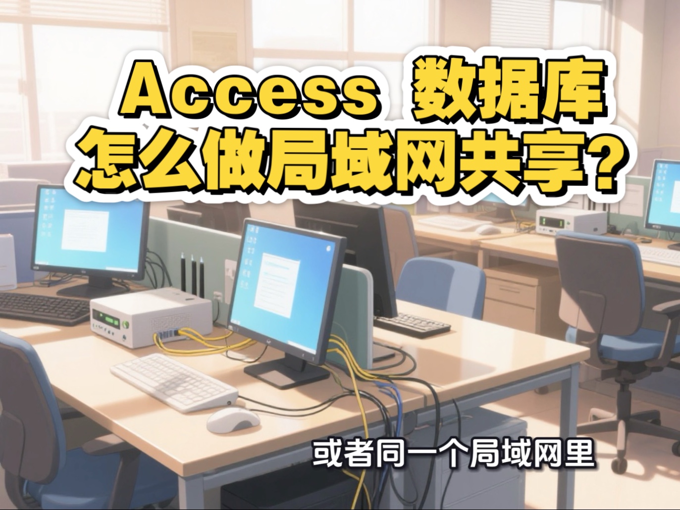 Access 数据库怎么做局域网共享?