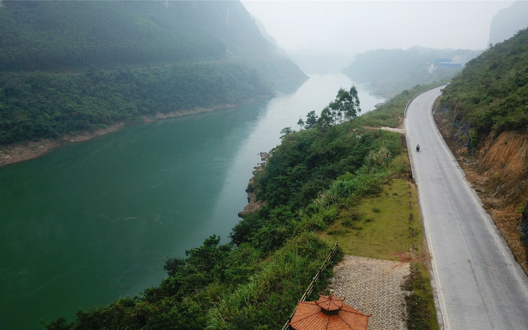 [图]【骑游广西】第六集·泱泱红水河：这里的风景堪比驮娘江