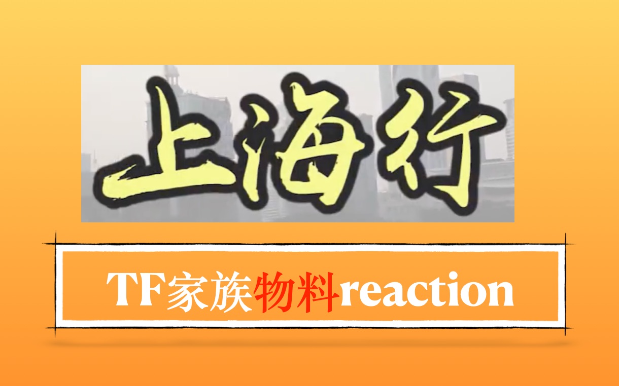 【TF家族reaction】上海行哔哩哔哩bilibili