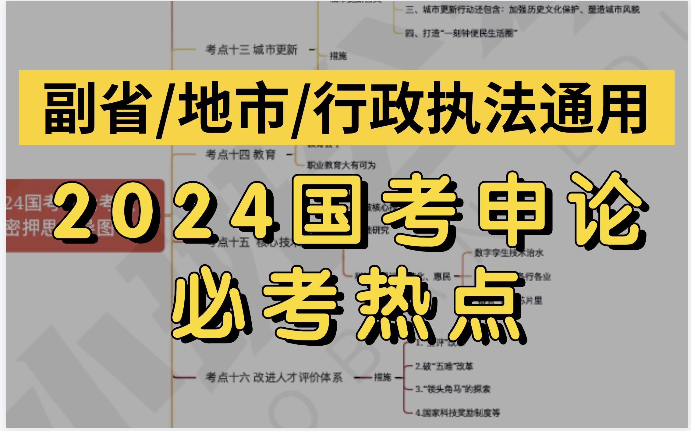 每年必中!2024国考申论考点预测(副省地市执法适用)哔哩哔哩bilibili