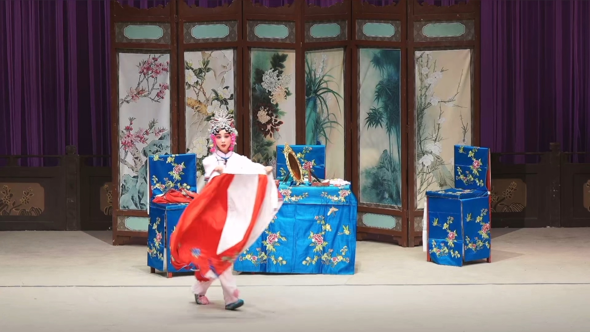 【戏曲绝活之地表最强扇子功】西安市豫剧团演出《叶含嫣》,程金霞/叶