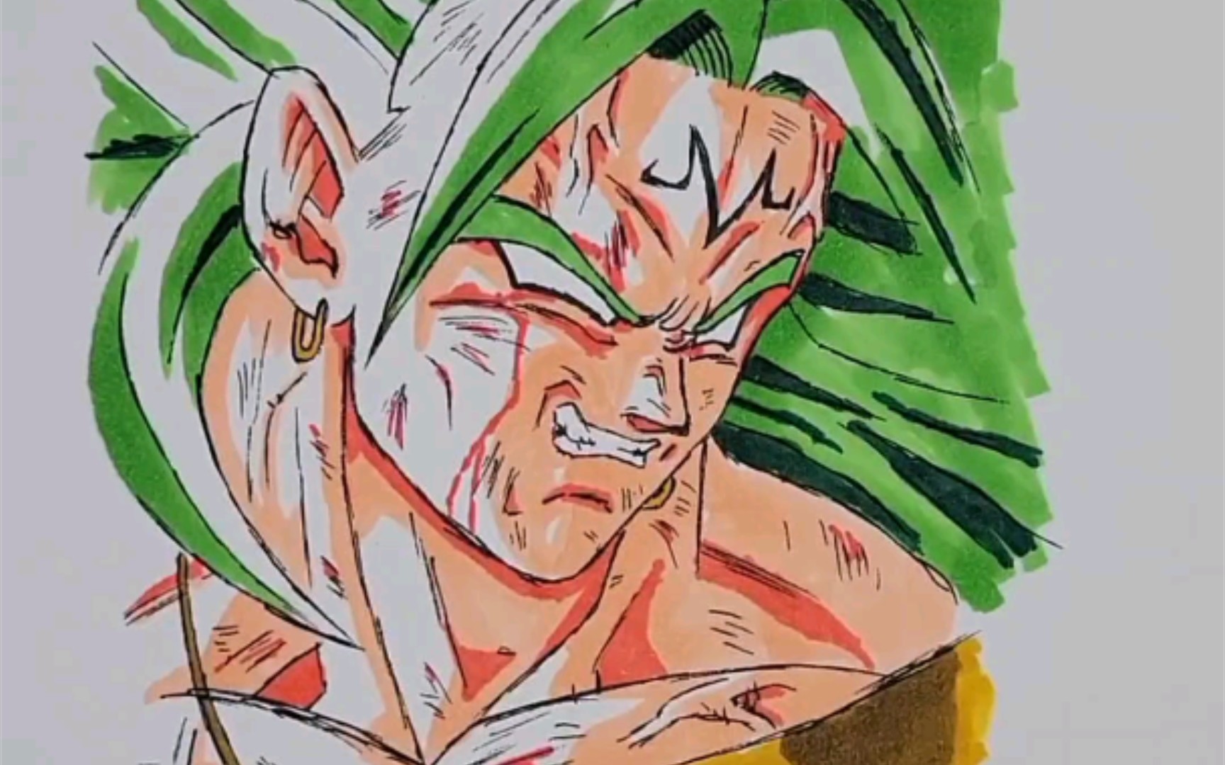 【手绘】龙珠-魔化布罗利