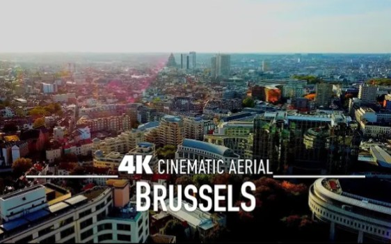 比利时首都布鲁塞尔航拍BRUSSELS drone 4K 2021 Aerial Bruxelles哔哩哔哩bilibili