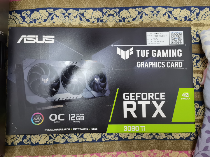 下山了!华硕tuf 3080 ti o12g上机展示!