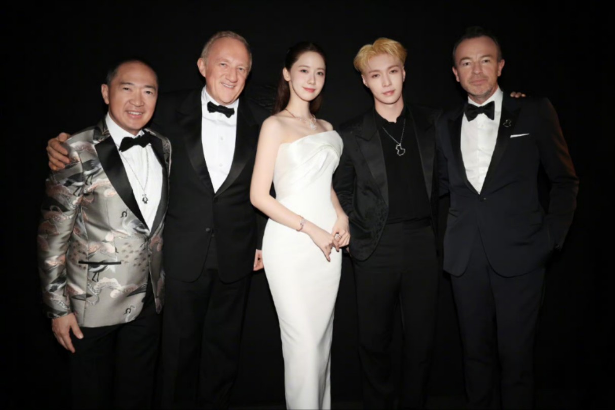 戛纳后,张艺兴晒与林允儿合照,俊男美女相当养眼