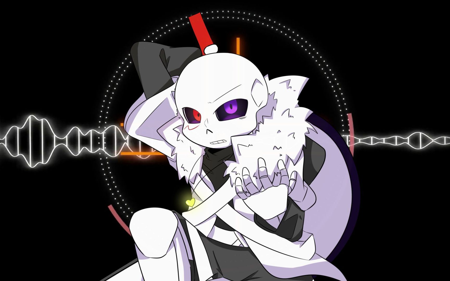 【undertale/au]】machine gun meme 【sans】