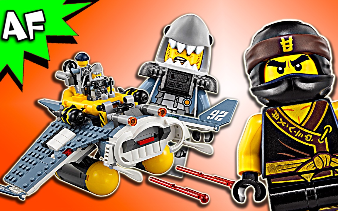 artifex乐高幻影忍者大电影70609大飞鱼轰炸机