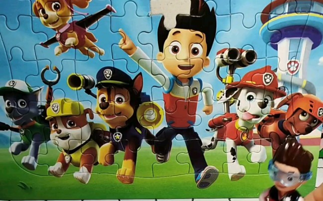 汪汪队的拼图少了一个