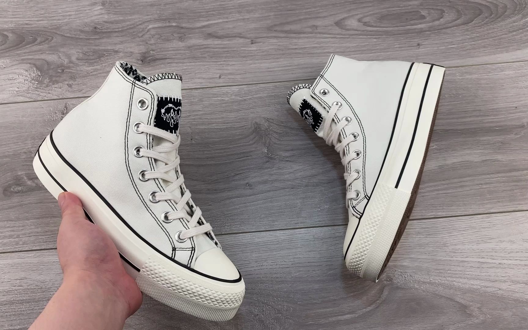 all star lift 黑白熊猫匡威黑白厚底休闲运动鞋男女同款滑板鞋帆布鞋