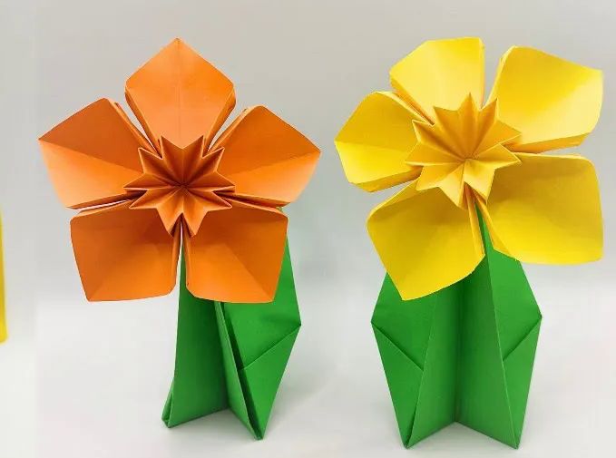 【origami library】向日葵折纸教程origami sunflower tutorial