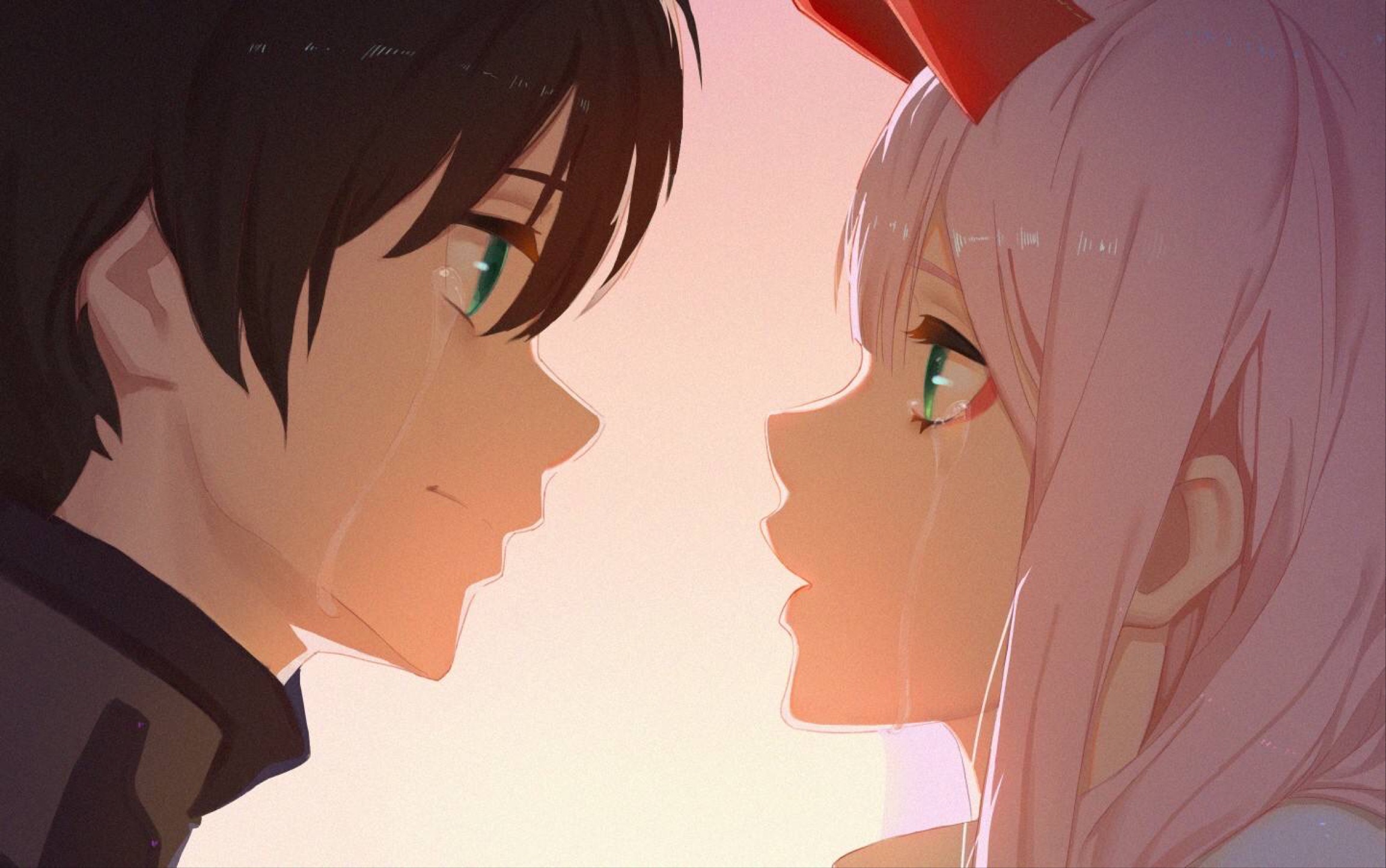 [图]《DARLING in the FRANXX》讲述他们拥有梦想。总有一天，飞向广阔天空的梦想。 “——找到了哦，我的DARLING”