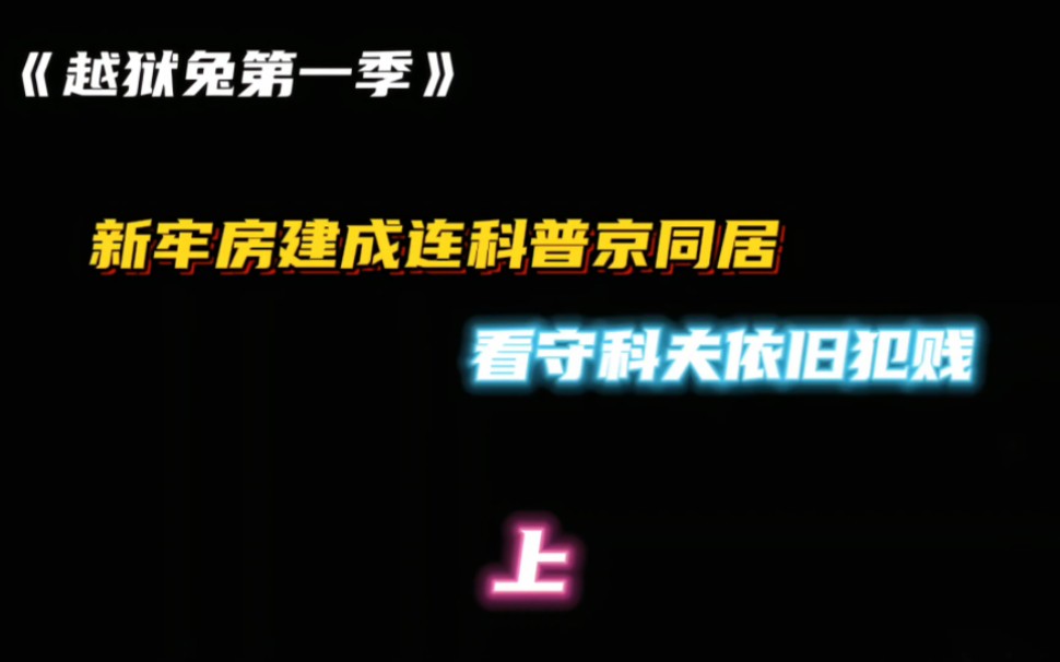 《越狱兔第一季》上集:新牢房建成连科普京同居,科夫依旧犯贱!哔哩哔哩bilibili