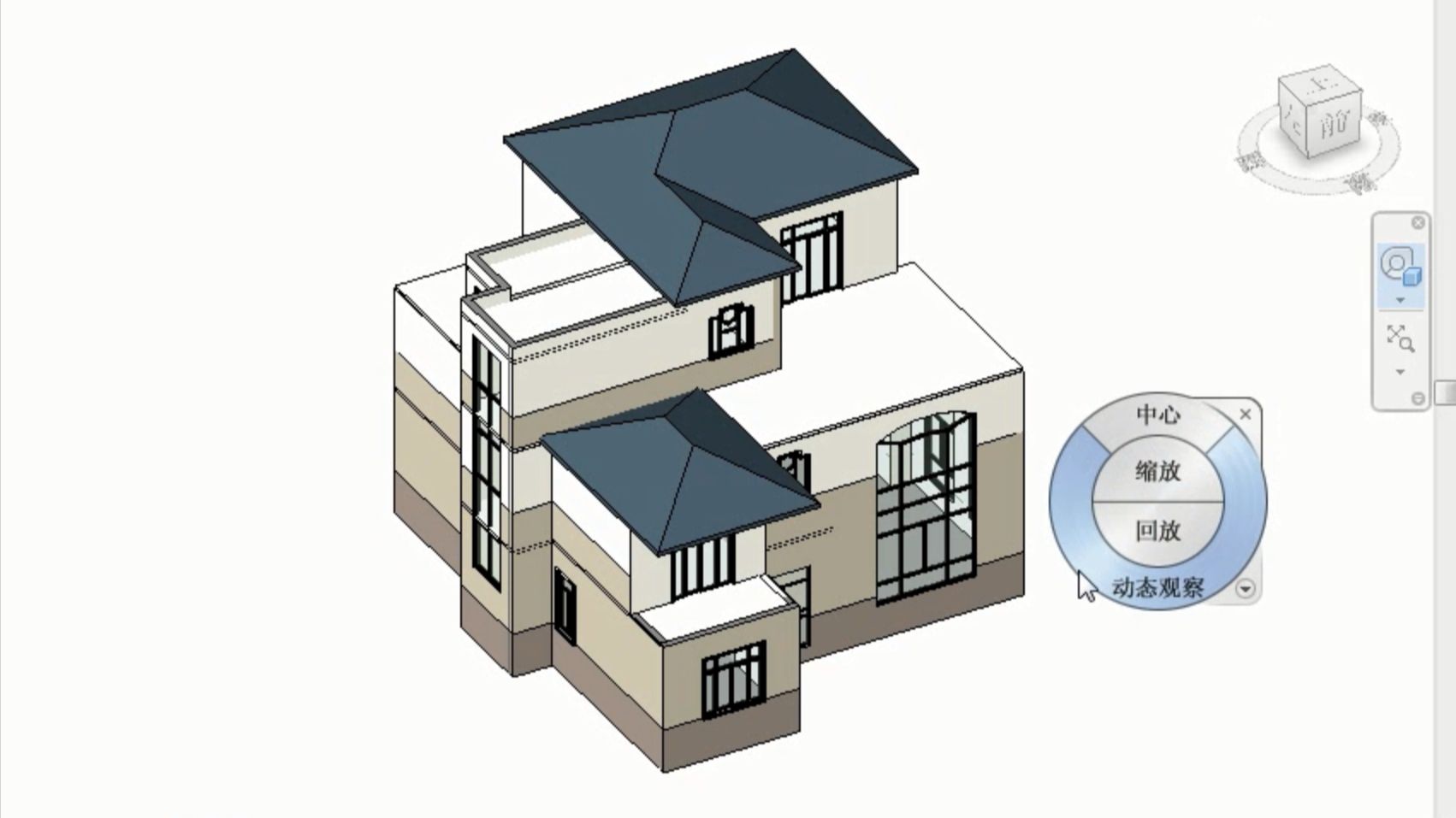小别墅revit三维建模教程