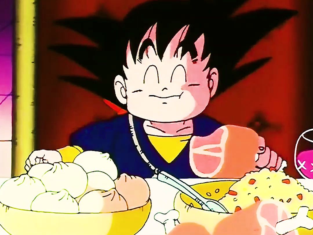 看小悟空吃饭真是一种享受