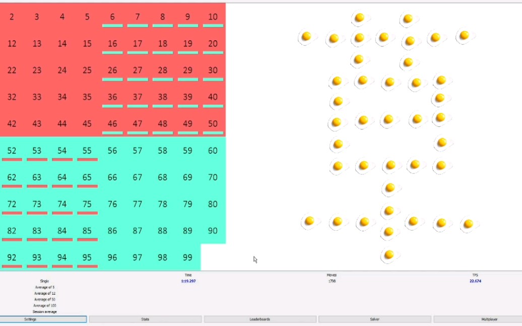 【99puzzle】数字华容道10*10世界纪录,sub80! dphdmn哔哩哔哩bilibili