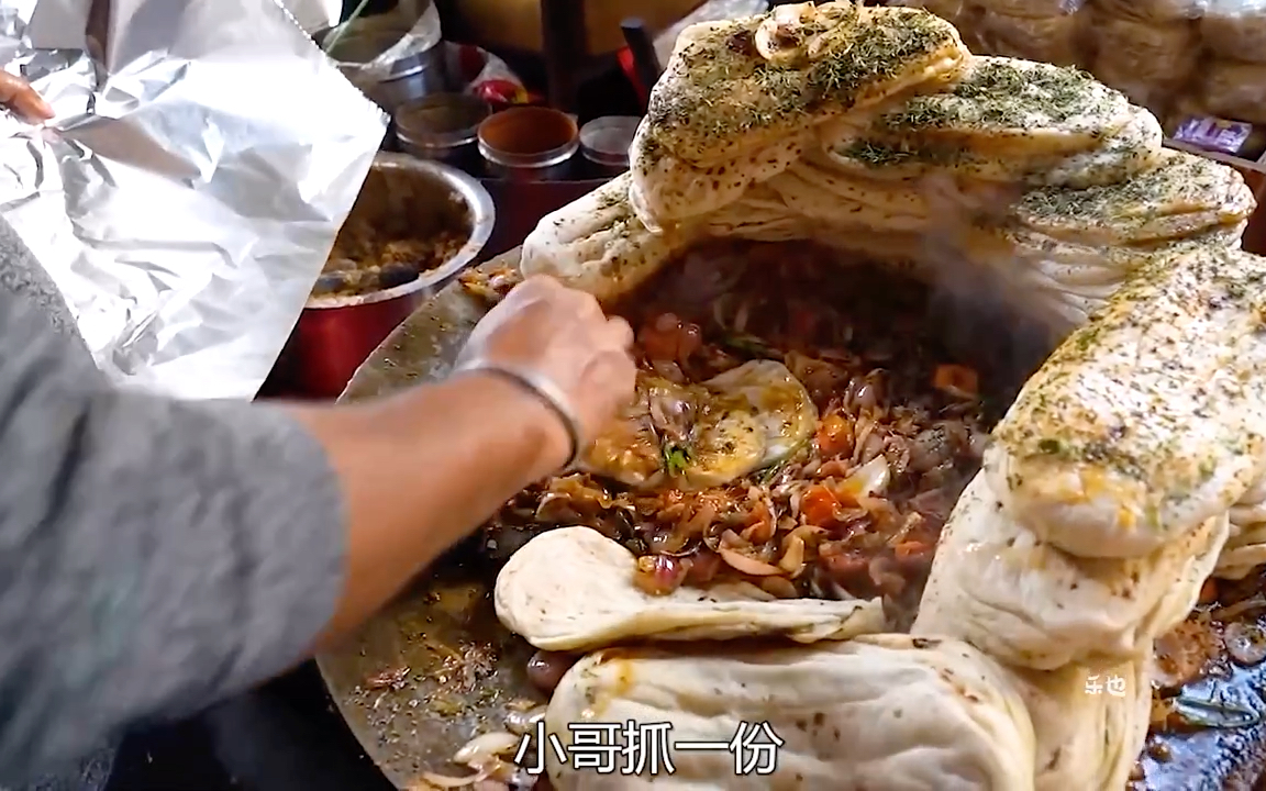 一份印度鞋垫饼到底有怎样的魔力,让无数食客爱不释手#印度美食02