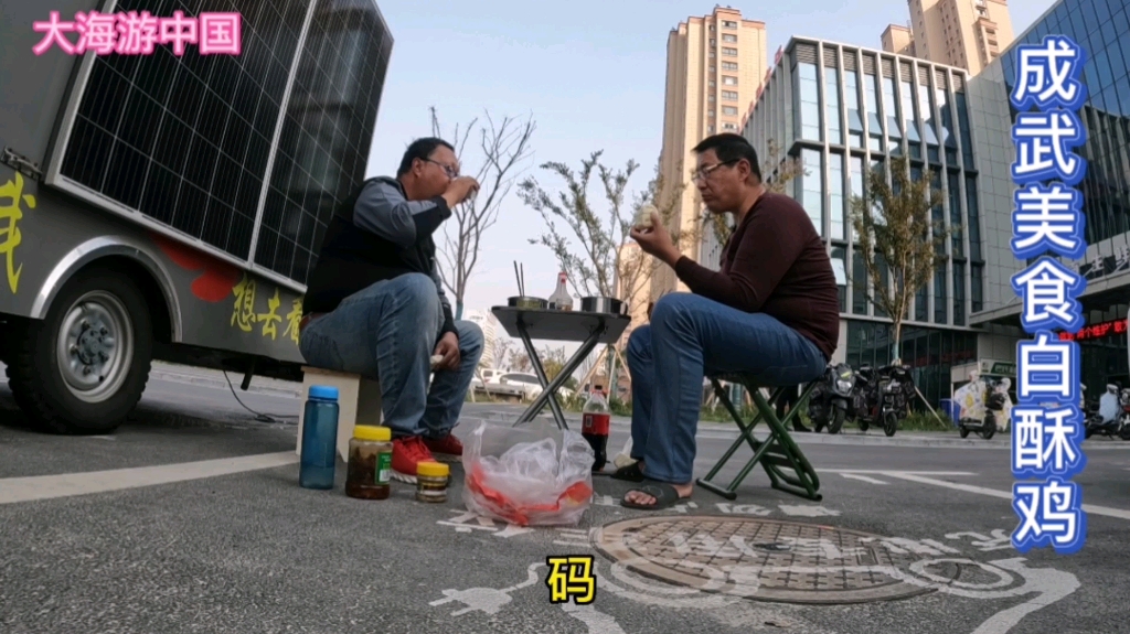 三轮房车的户外生活,今天做的成武美食白酥鸡,看杨弟怎么评价的哔哩哔哩bilibili