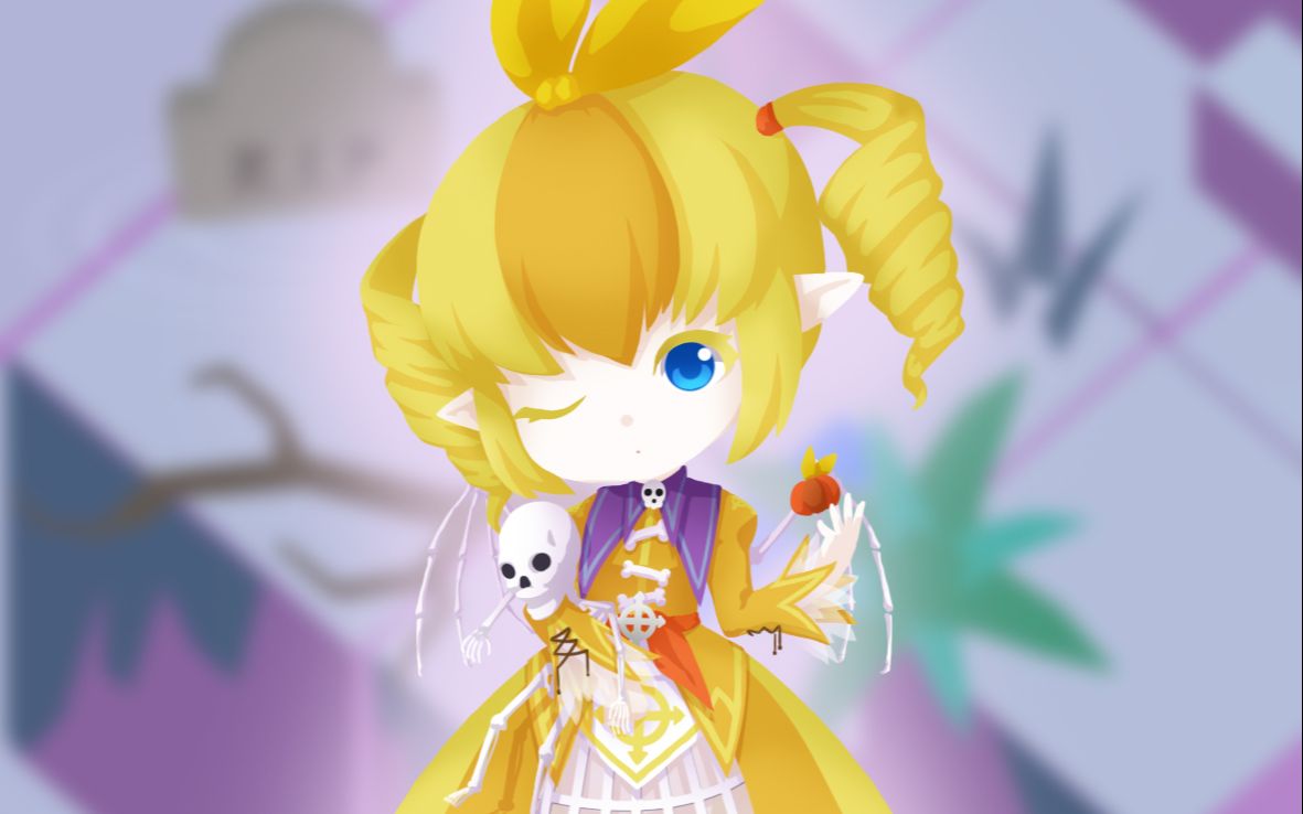 板绘跳舞的线那个又哭又笑的诡异小女孩是谁万圣节魔方拟人