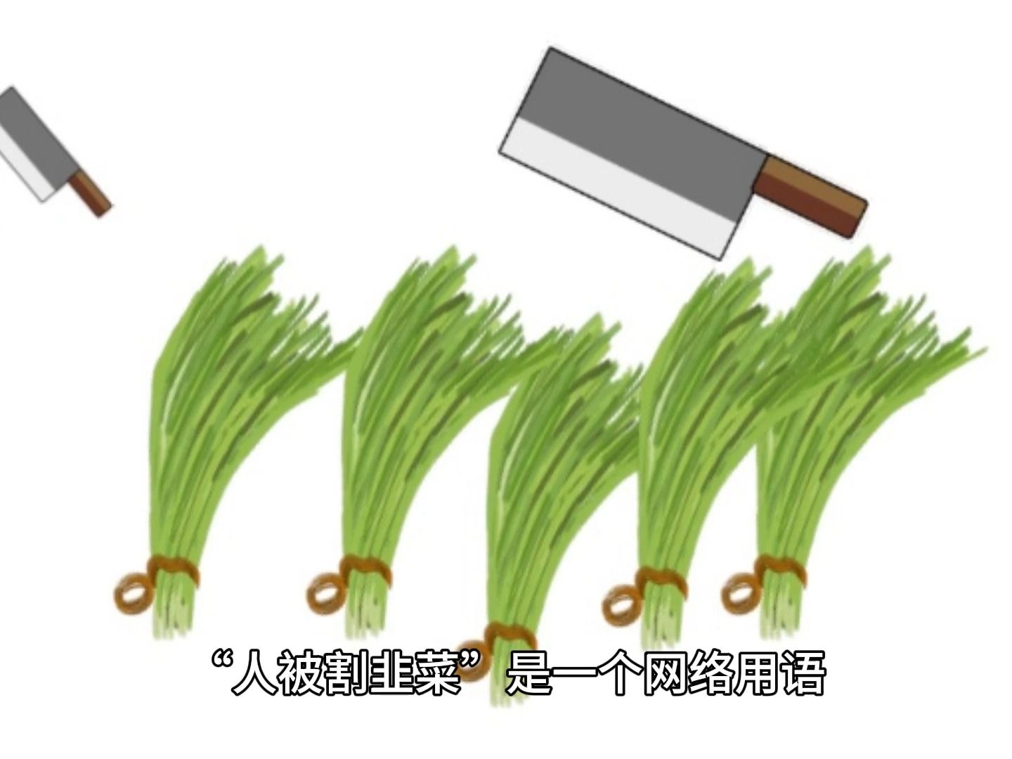人被割韭菜的意思
