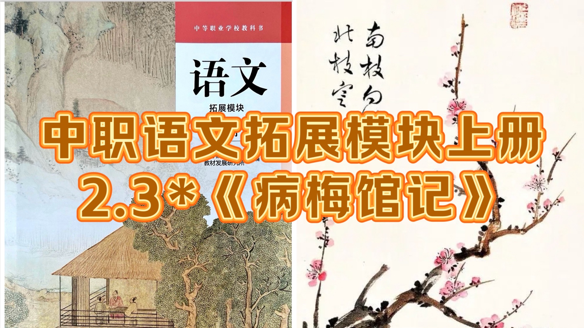 中职语文拓展模块上册|《病梅馆记》|教学视频哔哩哔哩bilibili