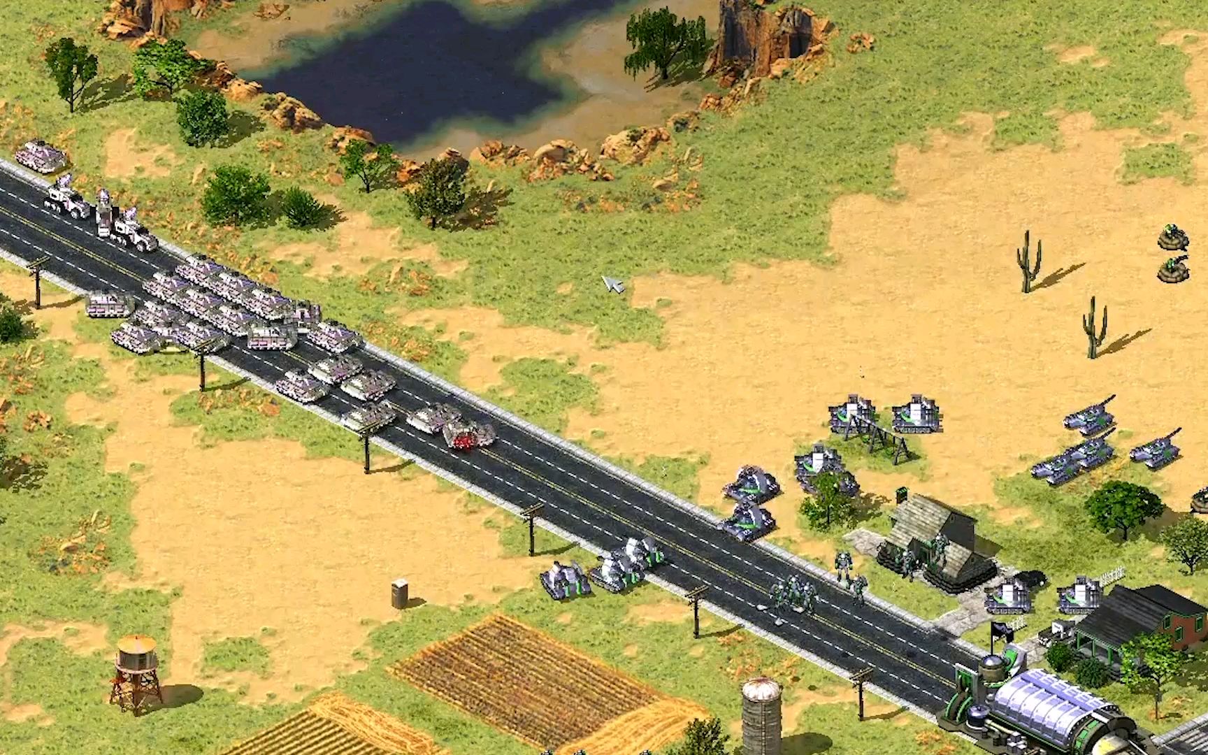 红警,威龙vs高科,两位天之骄子的对决,你有核弹,我有闪电!