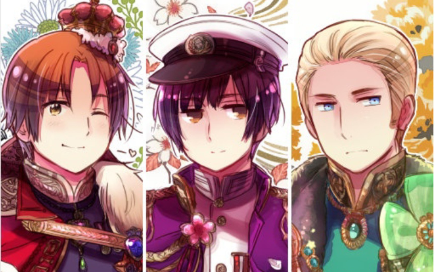 [aph] 轴三的学园祭大合唱 (治愈向) (p2为联五)_哔哩哔哩_bilibili