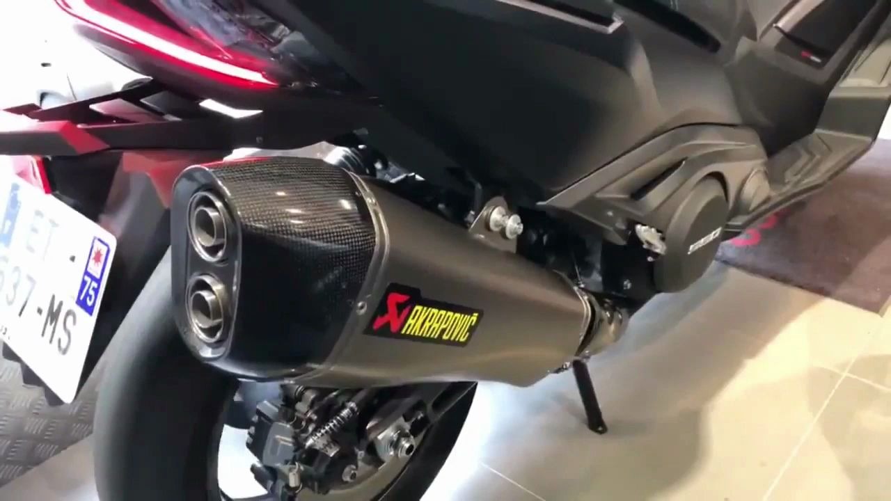 光阳kymco ak 550 四款改装排气声浪_哔哩哔哩_bilibili