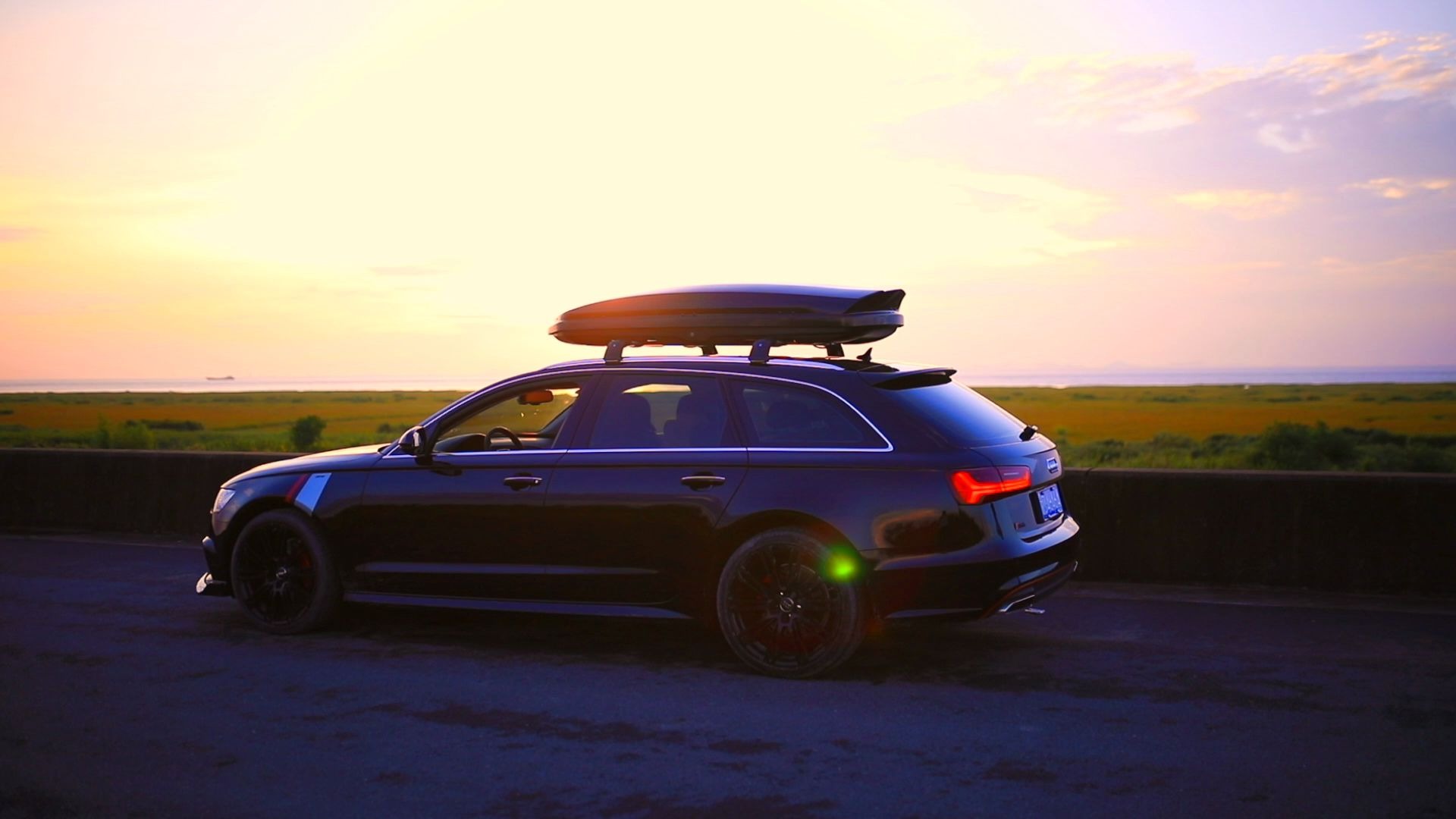 追着青春赶着台风去看海奥迪a6avant旅行版rs6有生之年你一定要去浪一