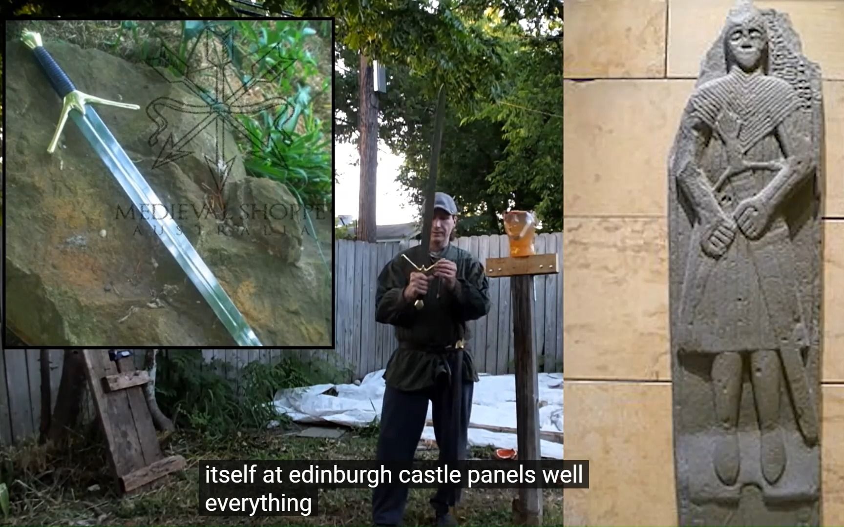 【搬运】苏格兰高地中世纪盖尔人单手剑试斩