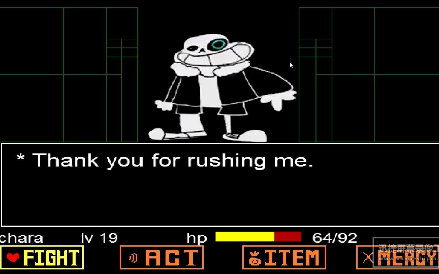 【咲朕:我耳朵当时流产了】催更sans战试玩(未通过,别带耳机)