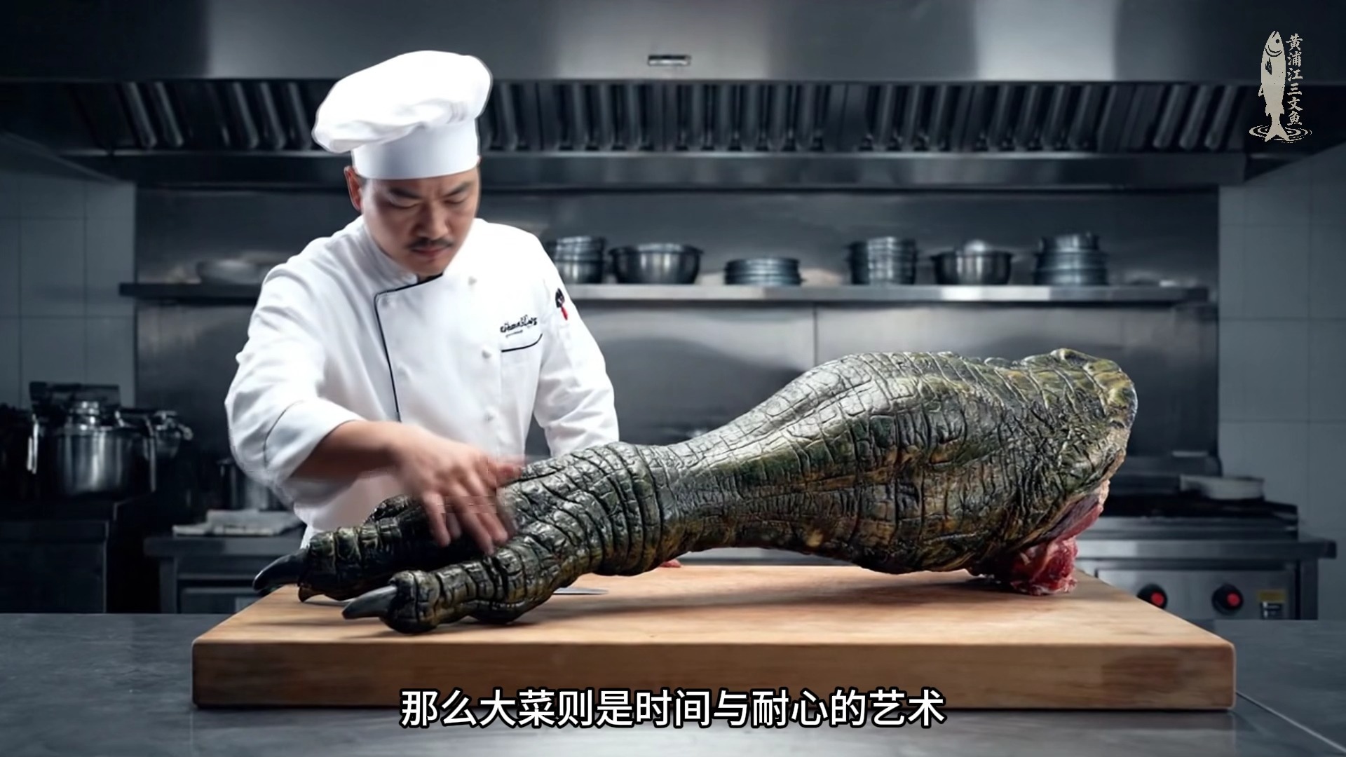 把霸王龙做成三道菜