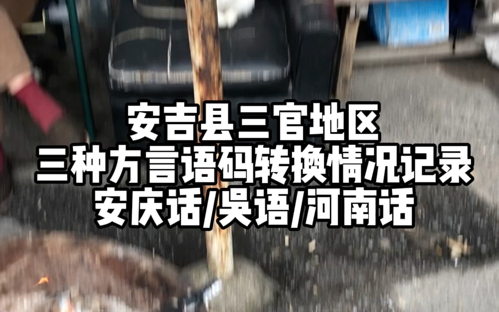 浙江安吉三种方言随意转换情况记录(河南话/安庆话/吴语)哔哩哔哩bilibili