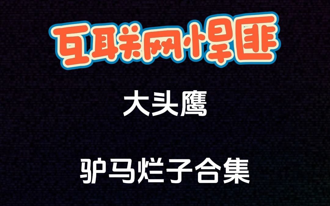 大头鹰直播回放之驴马烂子合集哔哩哔哩bilibili