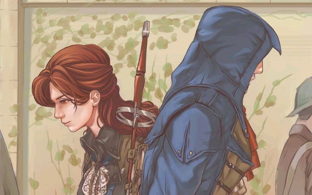 lovestoryx刺客信条大革命亚诺x爱丽丝亚诺为她付出了一切却也失去了