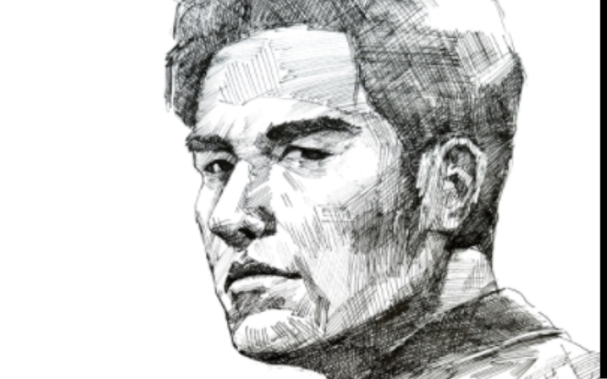 每日一画:手绘一幅周杰伦