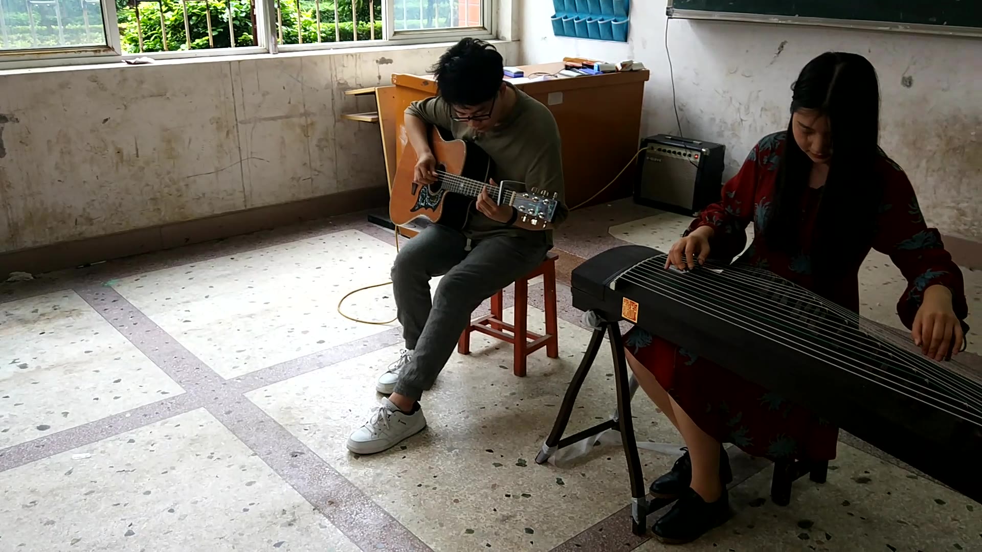 【古筝/吉他】枫叶城