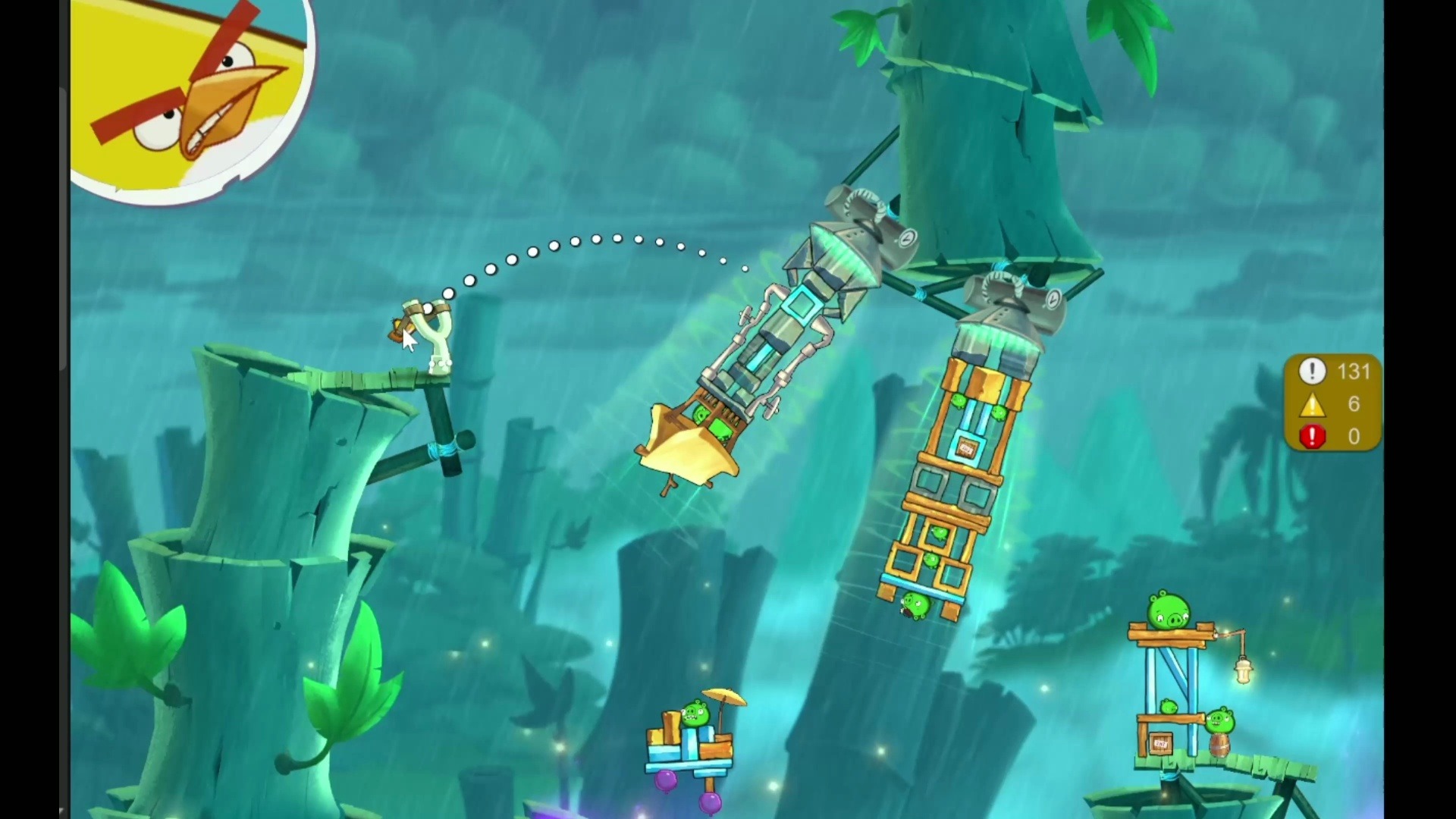 愤怒的小鸟2 飞镖黄的每日挑战 但飞镖黄速度翻10倍,炫舞银因原版加强