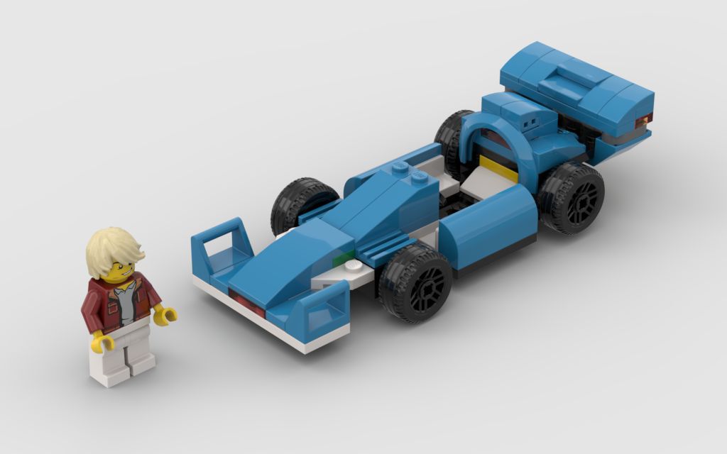 个人原创乐高城市组60285跑车套内moc——f1拼搭说明