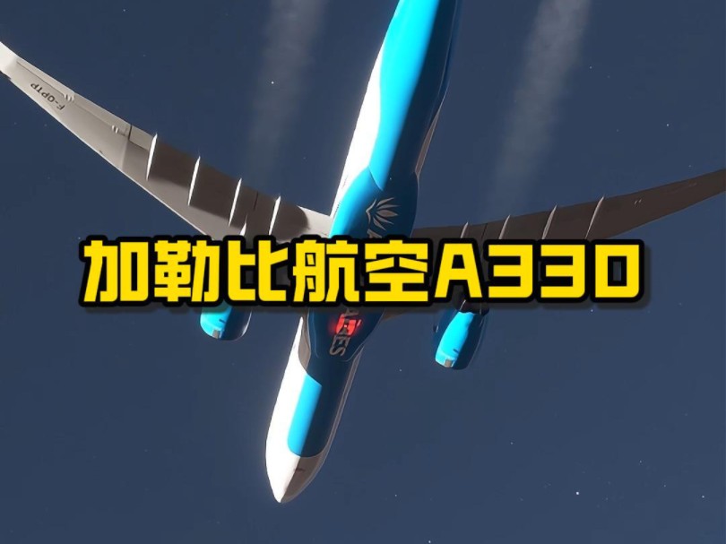 加勒比航空 A330哔哩哔哩bilibili