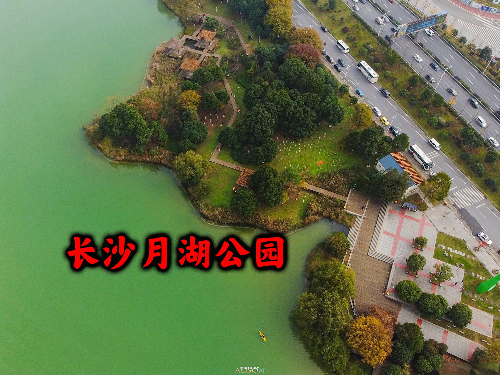 "视频轨迹化"拍摄方式的月湖公园