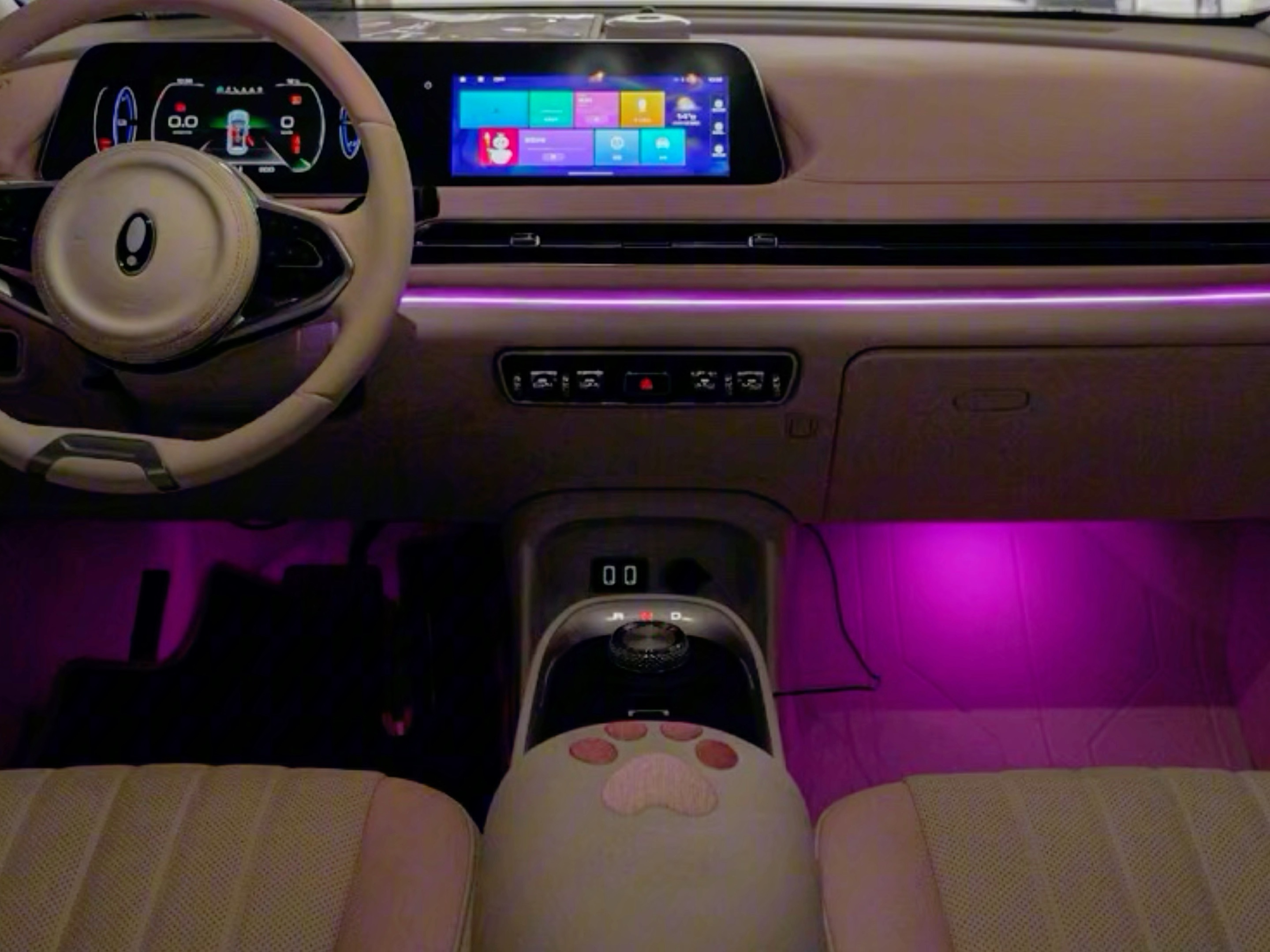 蓝眸大灯车车前挂,颜值没得不像话 #欧拉好猫 #2024款欧拉好猫经典更