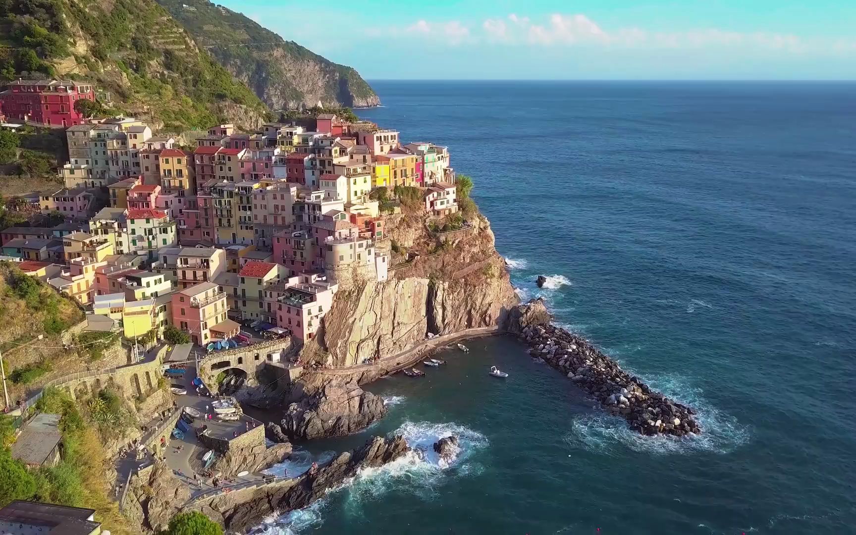 [图]意大利波西塔诺风光大片 Positano 4K - 让人放松的配乐 在家看世界 适合大屏观看