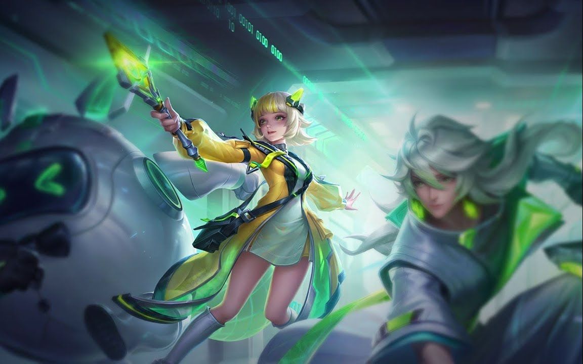 63传说对决66 盛典造型 布莱特&依夏 超能骇客 造型特效展示_王者