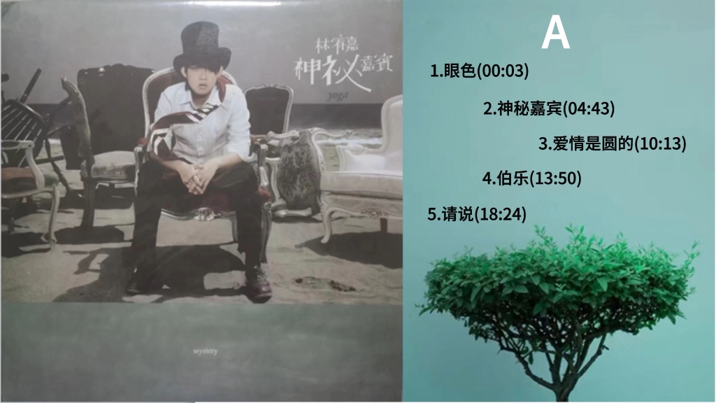 林宥嘉《神秘嘉宾》黑胶唱片专辑内录,无损音质,黑胶模拟味的享受