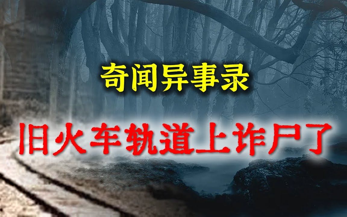 【灵异事件】旧火车轨道上诈尸了 民间鬼故事 真实灵异 解压故事 灵异诡事 恐怖故事 【民间鬼故事之奇闻异事录】哔哩哔哩bilibili