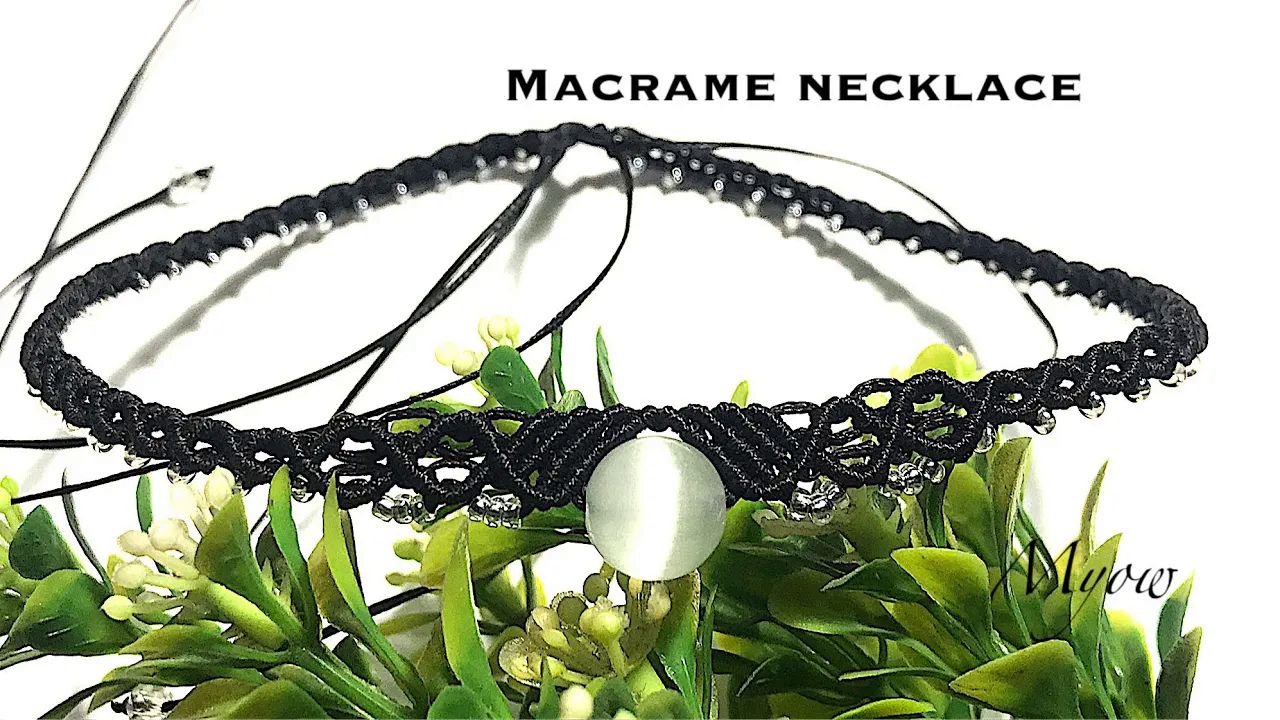 【myow handmade】手链绳编教程298 macrame bracelet _ myow 298