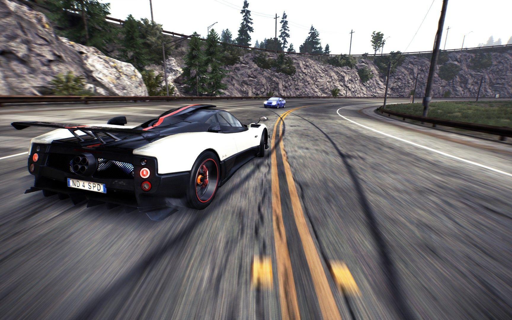 极品飞车14重制版 新手帕加尼初见单机charged attack 4:30.77