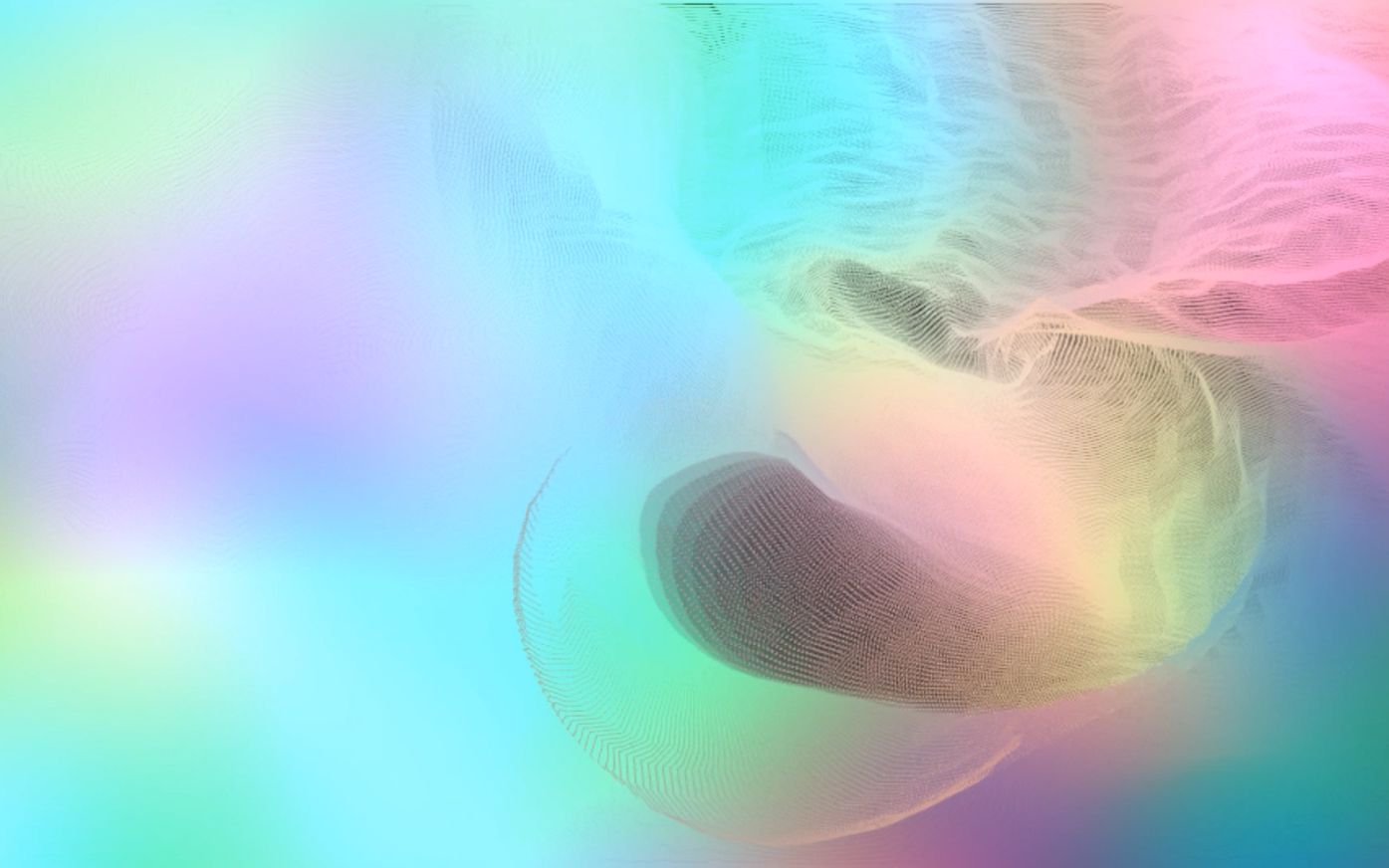 彩色水波纹互动效果